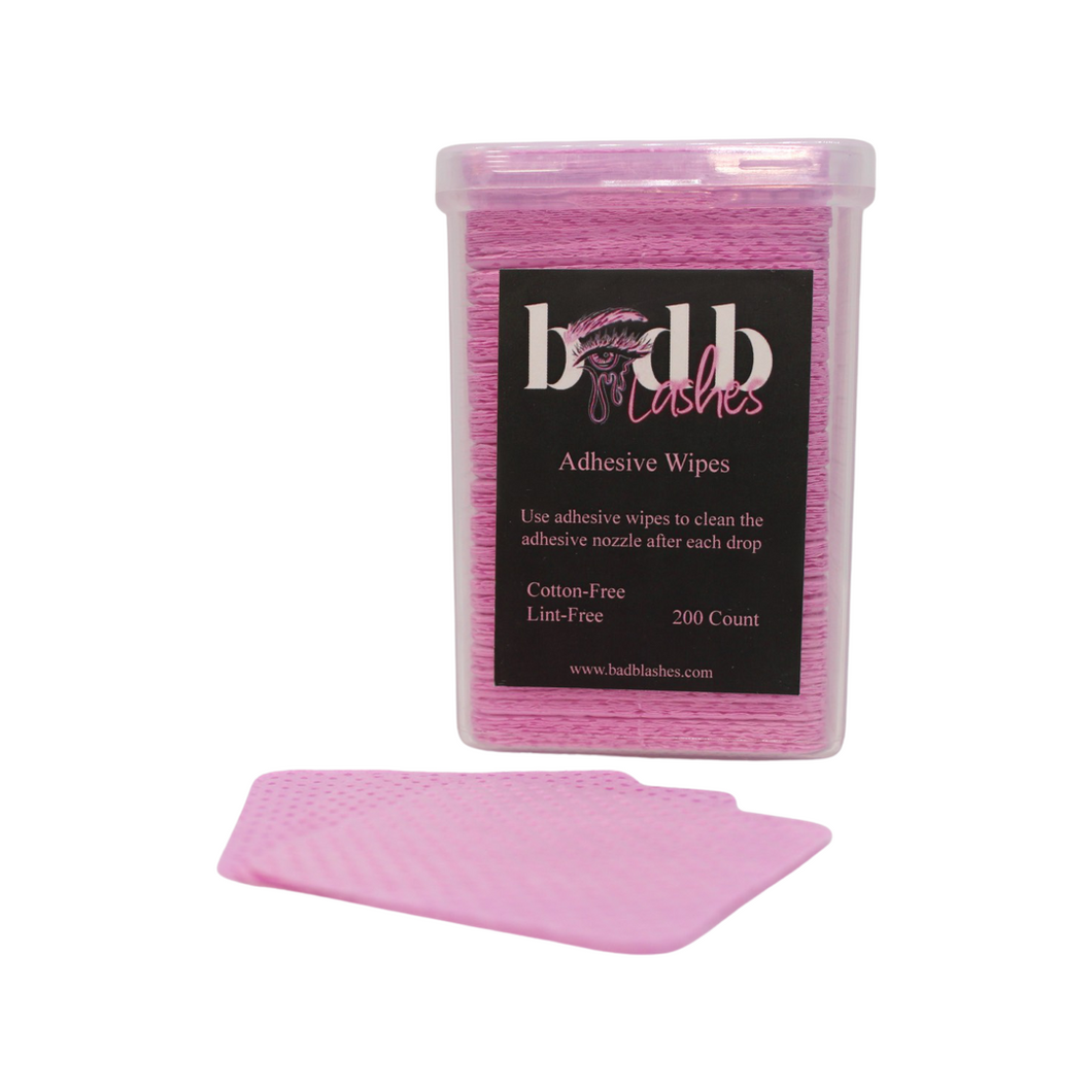 Pink Adhesive Wipes